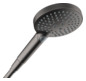 hansgrohe Handbrause Raindance Select S 120 EcoSmart Brausekopf d&#x3D; 125mm, 3jet, 5,7 l/min, brushed black chrome