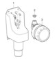 Geberit Hygienespülung Rapid Ø 50 mm, G 1/2, AP, für Kalt-/Warmwasserleitung, mit Batterie