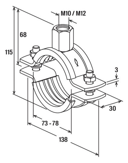 Bild Massivrohrsch FRS M2 1/2""M10/M12 - fischer-3