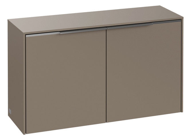 V&B Sideboard Subway 3.0 72,8x42,3x25,6cm, Griff Aluminium glänzend, taupe