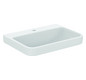 Ideal-Standard Waschtisch i.life B 65x48x18cm, mit Hahnloch, weiß antibakteriell Smart Guard