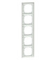 Rahmen 5f akws glz M-Pure Kst f.GEB-K aktivweiß Unterputzmontage Thermopl