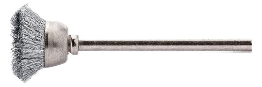 LESSMANN-Miniatur-Topfbürste, Stahldraht gewellt -...