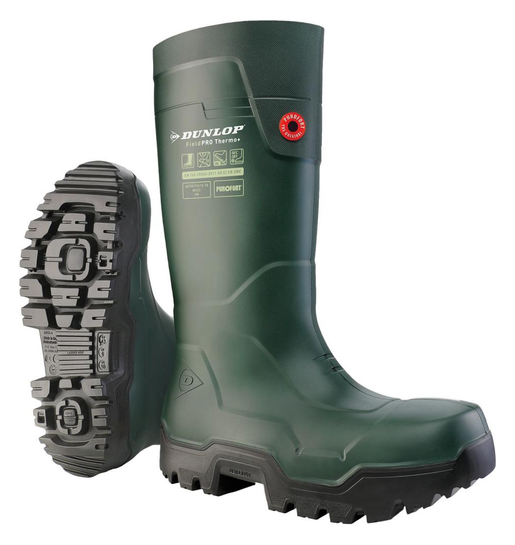 Bild FieldPro Thermo + Green, CI CR SR F0 LG, S5L, Gr. 40 Purofort - DUNLOP-0
