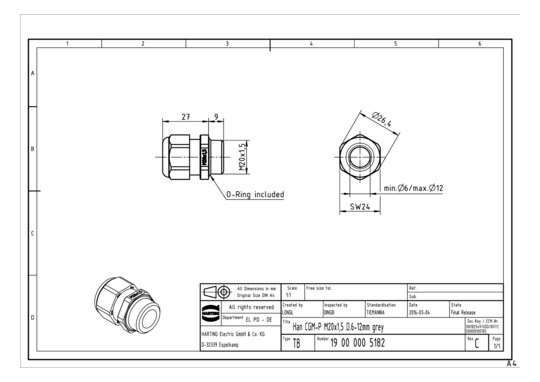HART Verschraubung M20       19000005182 