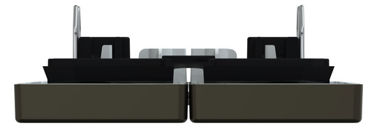 Wippe Serien Schalter System Design mokka metallic