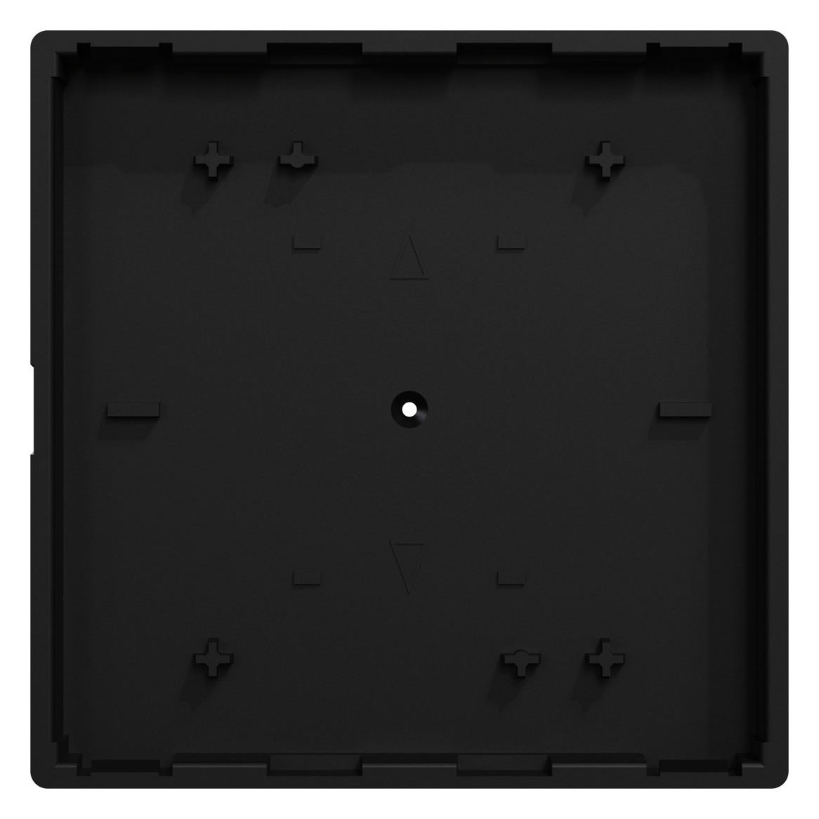 Kontrollwippe Schalt/Dimm sw mt Lichtausl