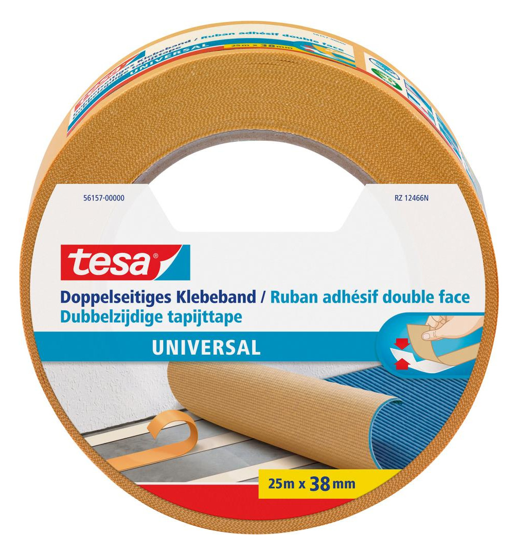 Bild Klebeband doppelseit. 25m x 38mm Univers al - tesa-0