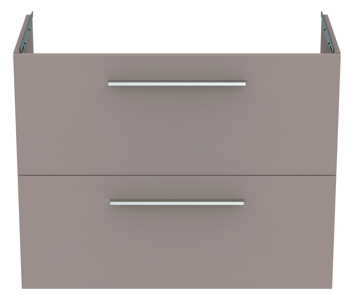 Ideal-Standard Möbel-Waschtischunterschrank i.life S 2 Auszüge, 80 x 37,5 x 63 cm, carbongrau matt