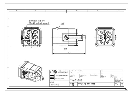 HART Stifteinsatz            09120053001 