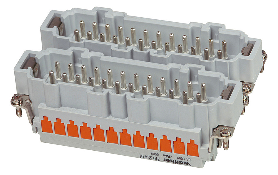 Kontakteinsatz Stift 48p Schneidkl 16A 500V 0,5-2,5qmm