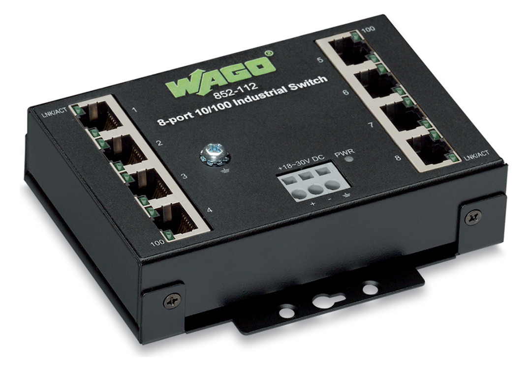 Switch Hutschiene Serie 852 8x10/100Mbps