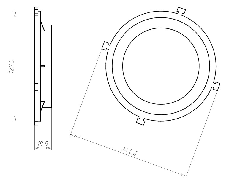 Frontteil HaloX Zubehör