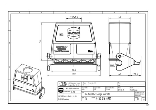 HART Han 16B-kg-LB-M32       19300160757 