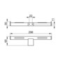 KEUCO Toilettenpapierhalter Plan doppelt, offen, Rollenbreite 100/120mm, Edelstahl
