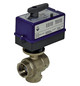 TACONOVA Dreiwege-Motorkugelhahn Novazone Ball DN 32, Rp 1 1/4, Kvs 27,2, IP 42, 230 V
