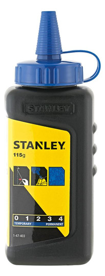 STANLEY-Schlagschnurfarbe 115g, blau 1-47-403