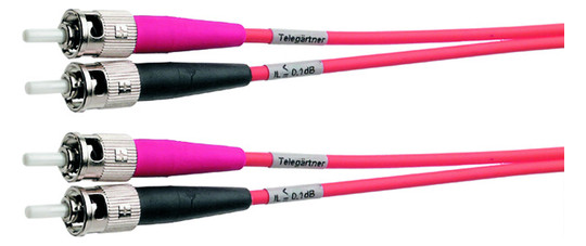 LWL-Patchkabel ST 50/125 OM2 2m or MM50/125