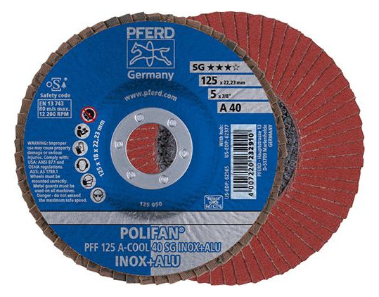 PFERD-POLIFAN-Fächerschleifscheibe, gerade SG A-COOL...