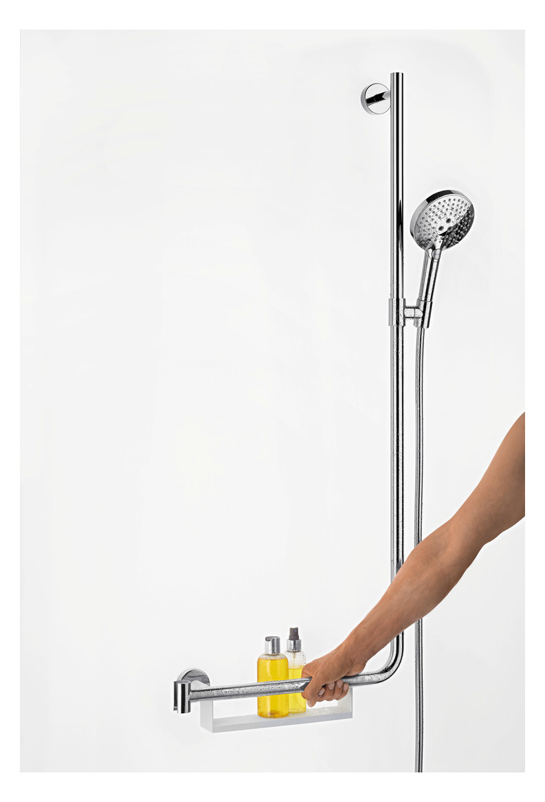 hansgrohe Brauseset Raindance Select S 3jet, Brausestange 1100mm, rechts, chrom