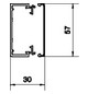 Leitungsführungskanal Kst 30x57x2000mm ver-ws LF-K unbeh 1500qmm RAL9016
