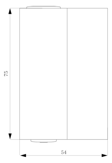 Steckdose 3f dgr glz DELTAfläche AP IP44 Klappd