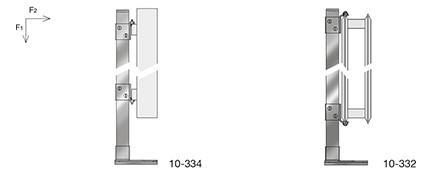 Wemefa Standkonsolen-Set Standfix 332 ohne Aufhängelaschen, für Heizkörper