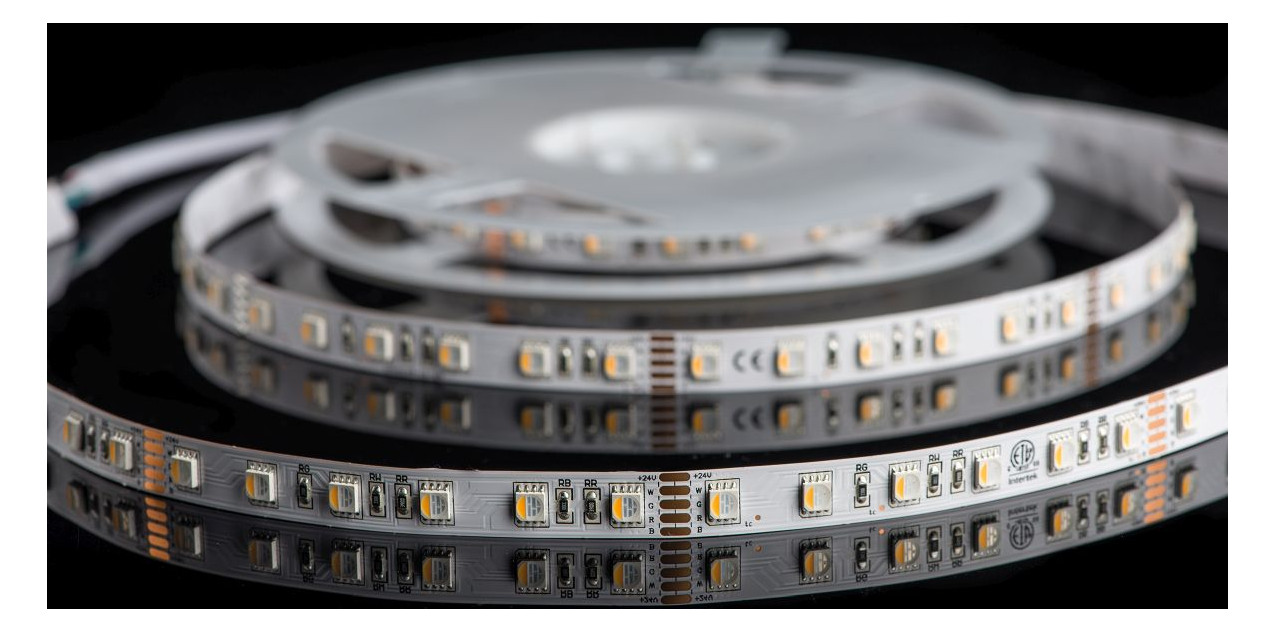 LED-Lichtband 19,2W/m rgbw 3000K 60Stk/m IP20 LED nicht austauschbar 5000mm DC
