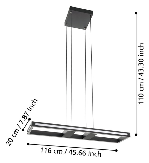 EGLO Hängeleuchte SALVILANAS-Z     99678 