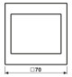 Lichtsignal aws LS Aufs LED UP IP20 230V LED nicht austauschbar m.LM