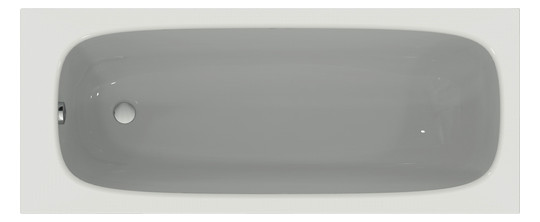 Ideal-Standard Körperform-Badewanne i.life 170 x 70 x 45 cm, weiß