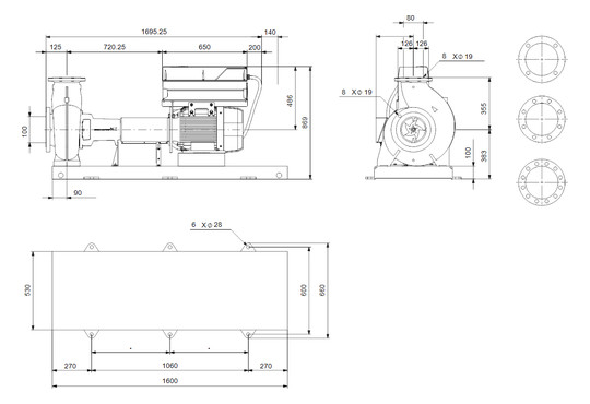 GRUNDFOS Normpumpen elektr. geregelt NKE 50-315/300AA2F2AESBQQETW1