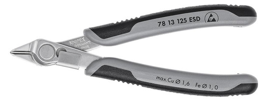 KNIPEX-ESD-Elektronik-Seitenschneider Super-Knips 7813 -...