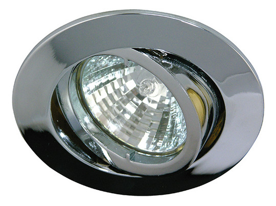 Einbaustrahler 50W Konv chr glz IP20 Alu Ø/EB68mm