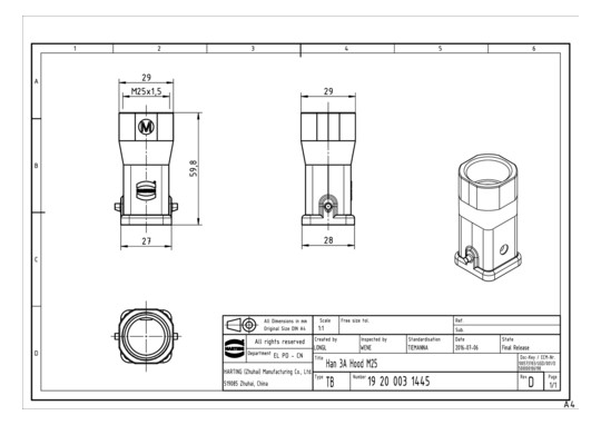 HART Han 3A-gg-M25           19200031445 