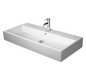 Duravit Möbel-Waschtisch Vero Air 100 x 47 cm, weiß, mit 3 Hahnlöcher, mit Überlauf, mit Hahnlochbank