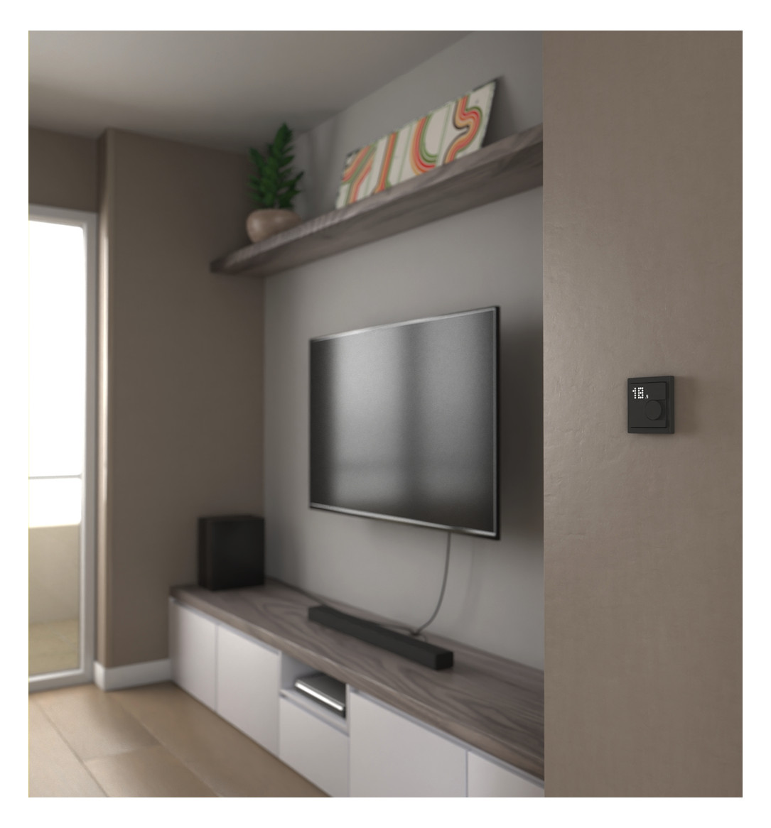 Raumtemperaturregler Zigbee anth mt Bedienelement Mit Vor-Ort Bedienung