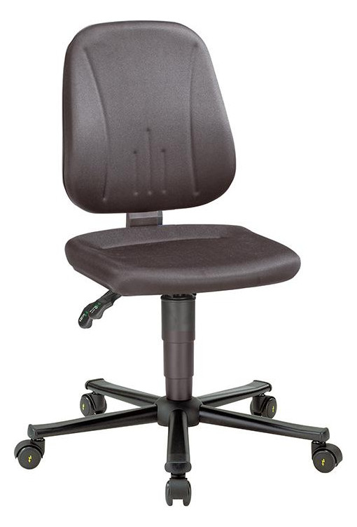 Bild Bimos Arbeitsstuhl ESD Unitec 2, schwarz Sitzhöhe 440-620 mm Stoffpolster, mit R-0