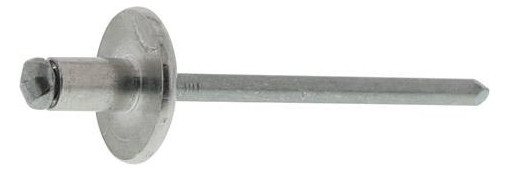 GESIPA-Blindniete, Grosskopf K12, Alu/Stahl - 4x10mm...