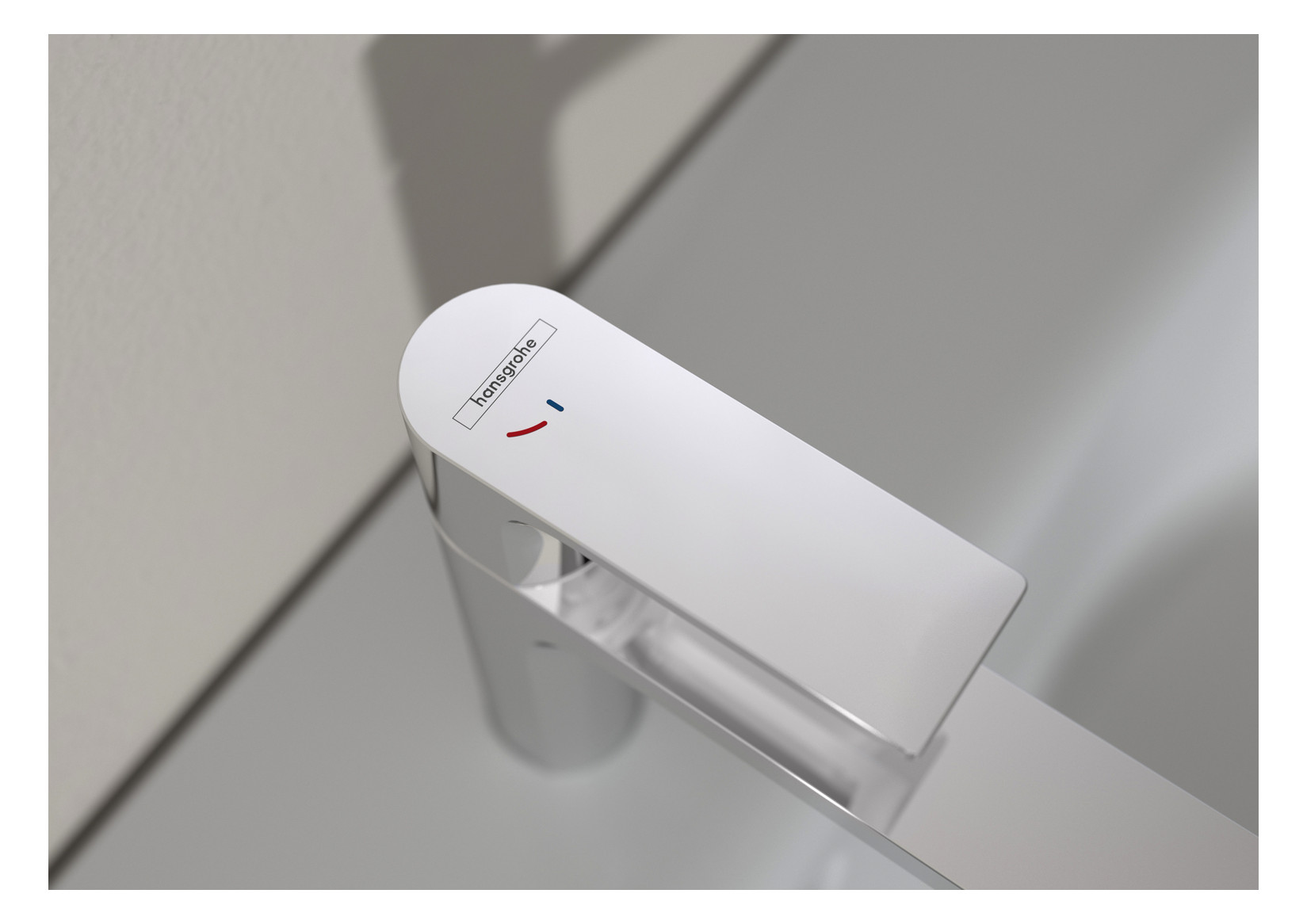 hansgrohe Waschtisch-Einhebelmischer Rebris S 240 CoolStart ohne Zugstangen-Ablaufgarnitur, chrom