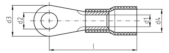 Intercable ICIQ105 Quetschkabelschuh 