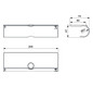 Ideal-Standard Wrap-Over Ablage Ceratherm T für Duschsysteme, chrom