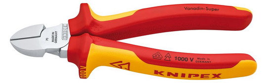 KNIPEX-VDE-Seitenschneider 7006 - 180 mm, SB-verpackt