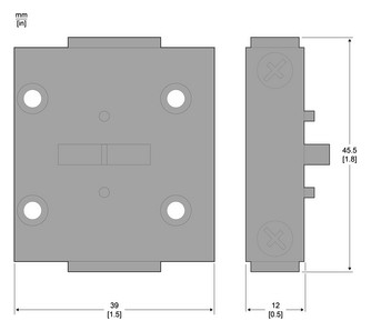 Hilfsschalterblock 1S Seitenanb 6A/AC Schraub