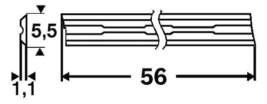 Ersatzklinge Handhobel ger 2st