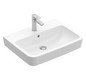 V&B Einbau-/Aufsatz-Waschtisch O.Novo 65x46cm, eckig, ohne Überlauf, weiß AntiBac C-Plus