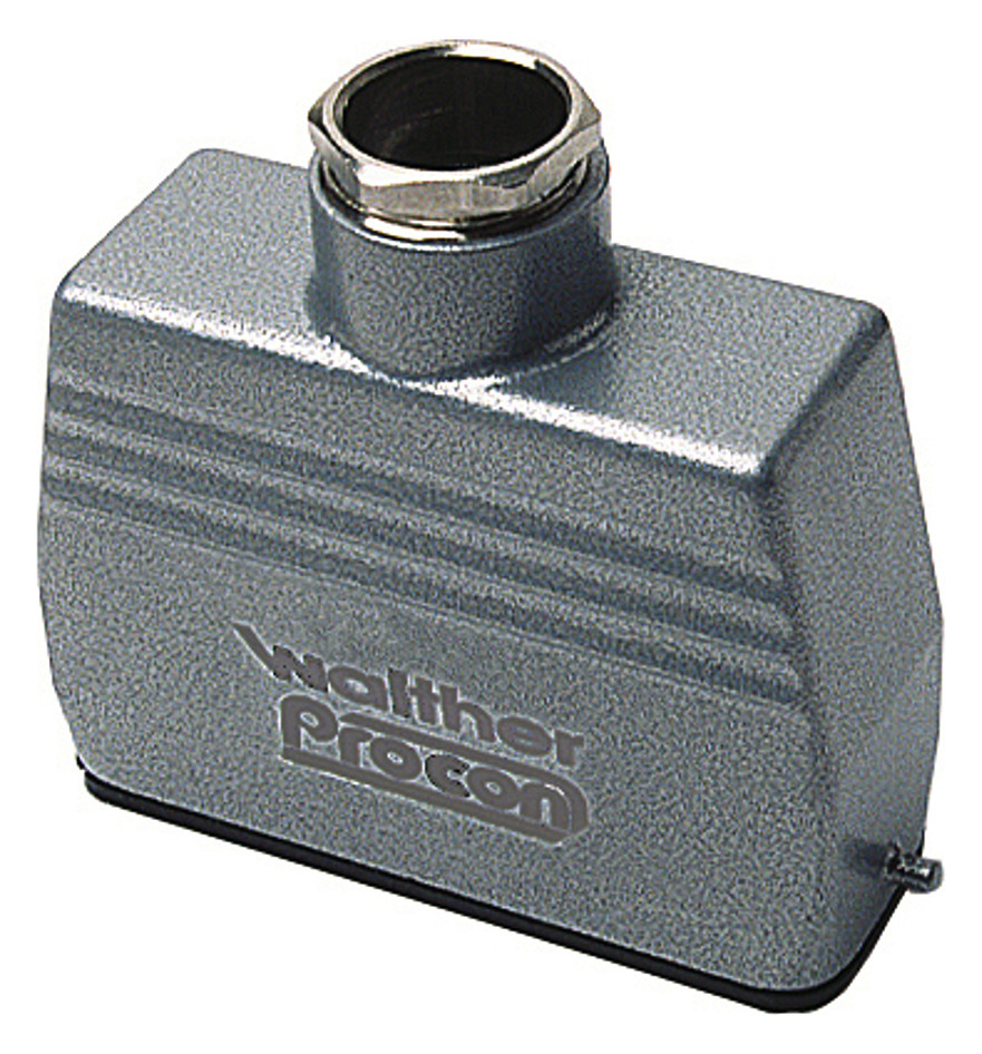 Tüllengehäuse m.Kabelverschraub Alu IP65 Längsbügel 79,5x72x36mm oben