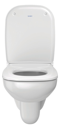 Duravit WC-Sitz D-Code mit Absenkautomatik, Scharniere Kunststoff, weiß