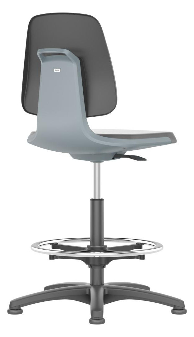 Bild Bimos Arbeitsstuhl Labsit 3, K-Leder ant Herr Sitzhöhe 520-770 mm-1