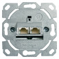 Anschlussdose Cat6A 2xRJ45 LSA Kanaleinb schräg
